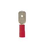 Kabelschuh rot, männlich, flach, 0,5-1,5 mm2, 10 Stück
