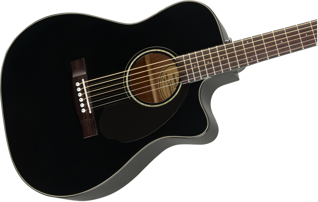Fender CC-60SCE Concert Western Gitarre (Sort)