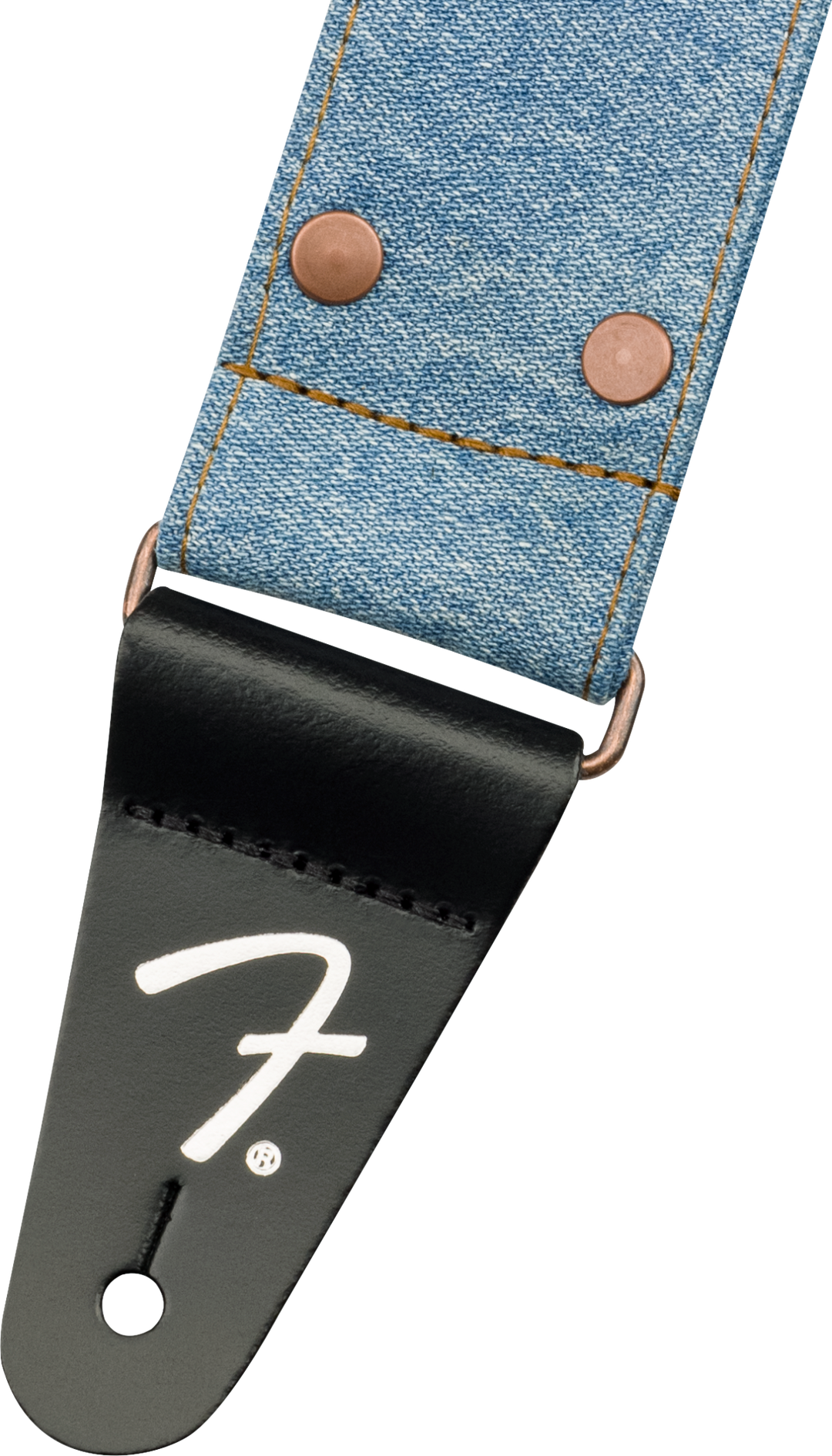 Fender x Wrangler Denim Gitarrenrem (Light Indigo, 2")