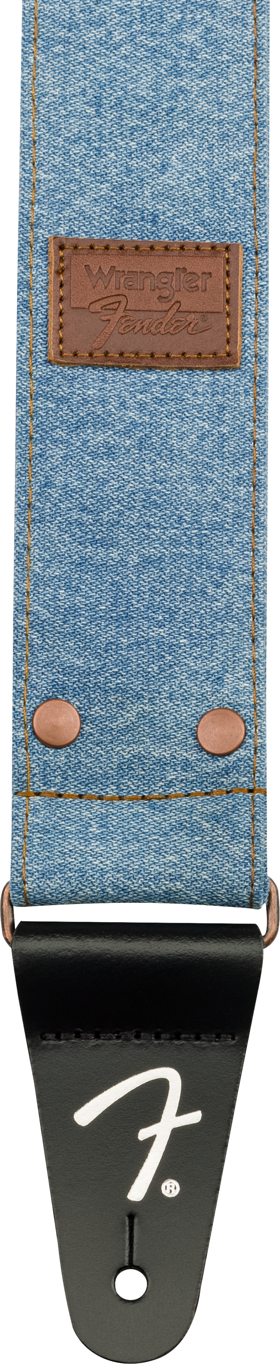 Fender x Wrangler Denim Gitarrenrem (Light Indigo, 2")