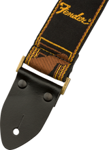 Fender Legacy Vintage Guitar strap (Black/Yellow/Brown, 2")