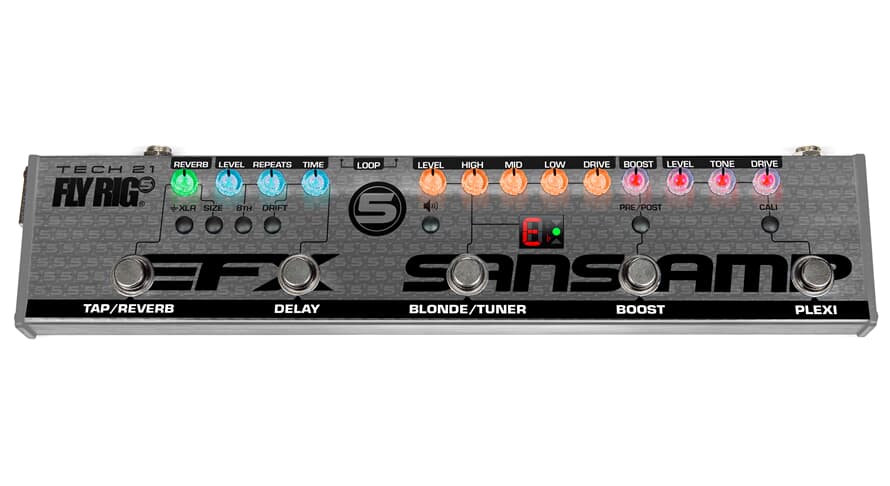 Tech 21 Fly Rig 5 v2 Gitarren-Multieffekt