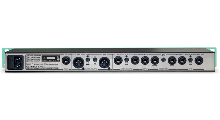 Tech 21 SansAmp GED-2112 rack-Vorverstärker, Geddy Lee
