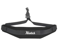 Neotech Soft Sax Saxofonriemen Standard, schwarz, Kunststoffhaken
