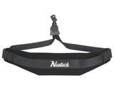 Neotech Soft Sax Saxofonriemen Standard, schwarz, Kunststoffhaken