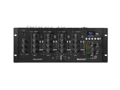 OMNITRONIC PM-444Pi 4-Kanal-DJ-Mixer mit Player & USB-Schnittstelle