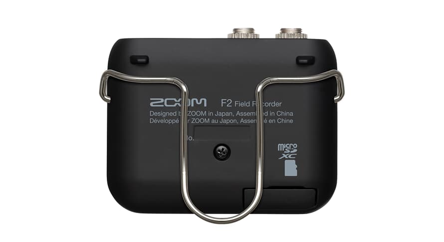 Zoom F2 Feldrecorder mit Lavalier-Mikrofon