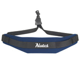 Neotech Soft Sax Saxophonriemen Standard, dunkelblau, Kunststoffhaken