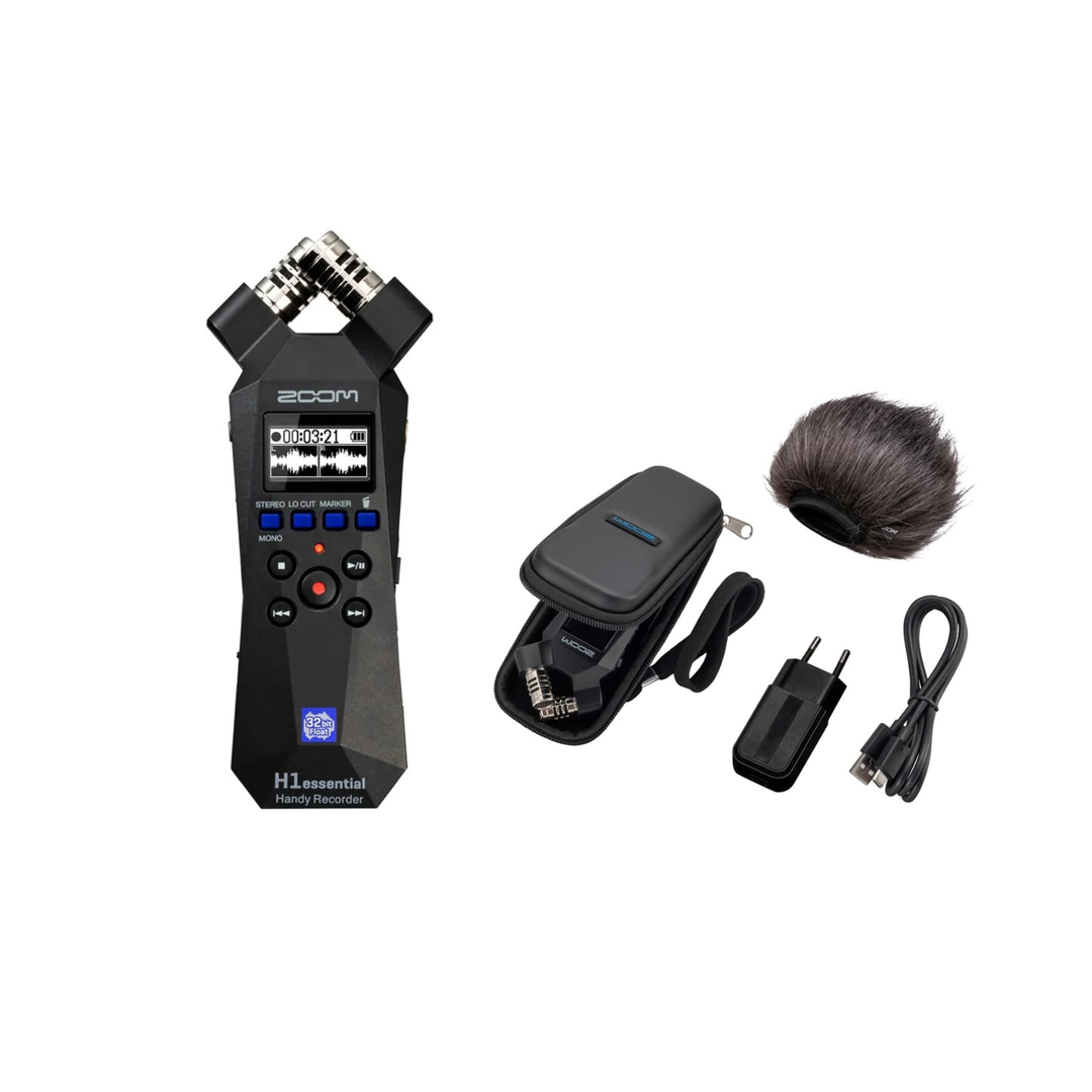 Zoom H1e Essential Handy Recorder + Zubehörpaket