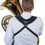 Neotech Tuba Harness Standard, schwarzer Tragegurt, 55,8 bis 68,6 cm
