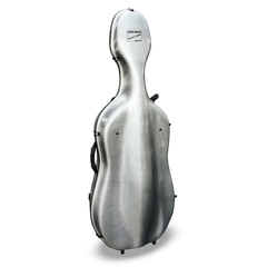GEWA Cello case Idea Titanium Carbon 3.3 - Titanium/burgunderrot