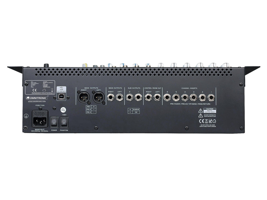 OMNITRONIC LMC-2022FX USB-Mischpult