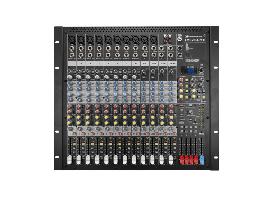 OMNITRONIC LMC-2642FX USB-Mischpult