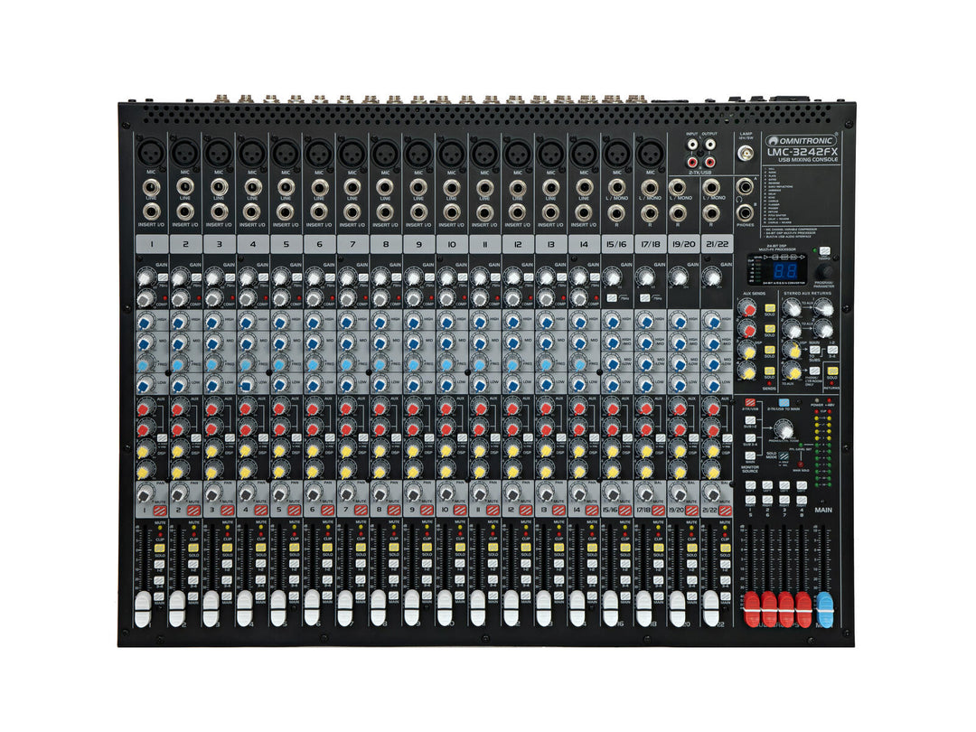 OMNITRONIC LMC-3242FX USB-Mischpult