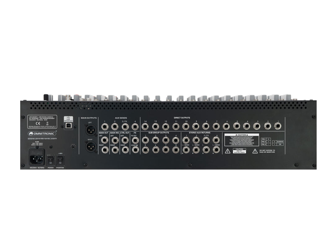 OMNITRONIC LMC-3242FX USB-Mischpult