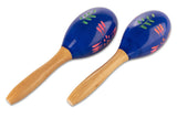 GEWA Club Salsa Maracas aus Holz, handbemalt, 26 cm (Paar)