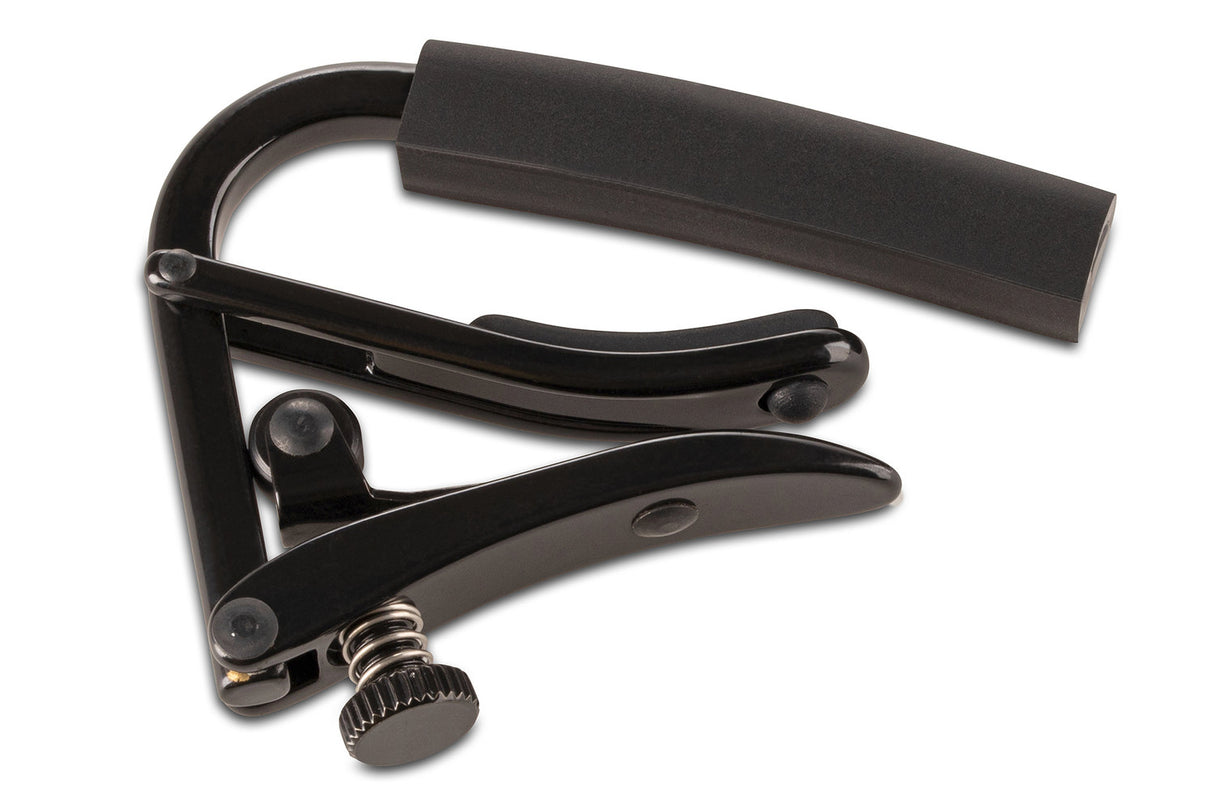 Shubb Capo Standard Capo - E-Guitar, 7.25" Radius, black (C4k)