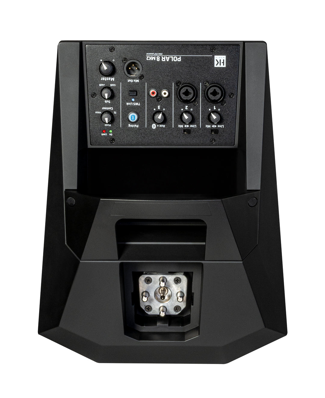 HK Audio POLAR 8 MK2 Aktives Säulen-PA-System 1200W mit Bluetooth (Black)