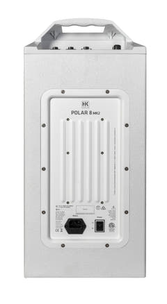 HK Audio POLAR 8 MK2 White Aktives Säulen-PA-System 1200W mit Bluetooth