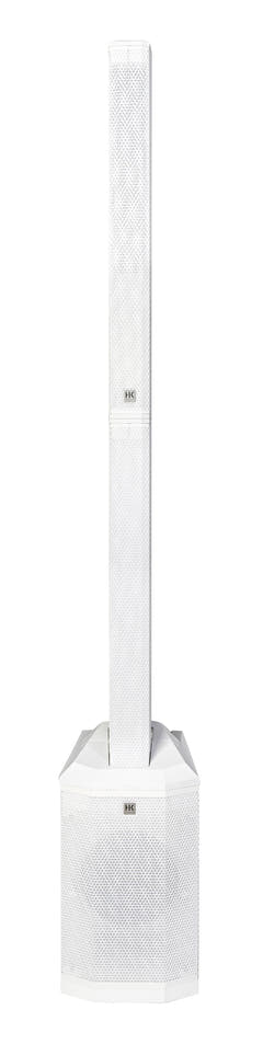 HK Audio POLAR 8 MK2 White Aktives Säulen-PA-System 1200W mit Bluetooth