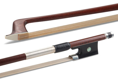 GEWA Geigenbogen W.R. Wild, runder Stab aus Pernambuco, versilbert