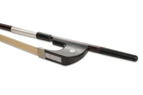 GEWA Kontrabassbogen 1/8, kantige Stange aus Ipe, deutsches Modell