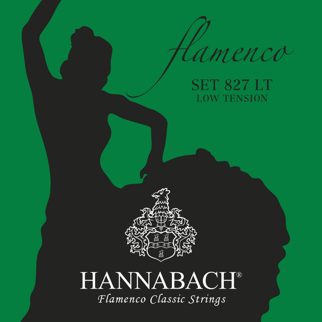Hannabach Saiten für klassische Gitarre Serie 827 Low Tension Flamenco - Set low (827LT)