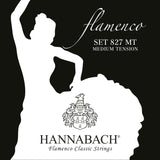 Hannabach Saiten für klassische Gitarre Serie 827 Medium Tension Flamenco - Set medium (827MT)
