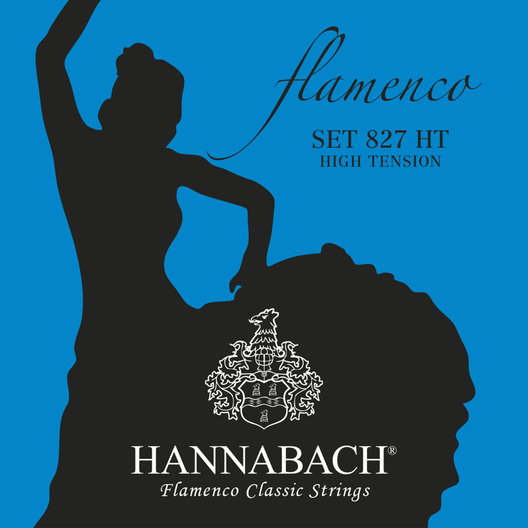 Hannabach Saiten für klassische Gitarre Serie 827 High Tension Flamenco - Set high (827HT)