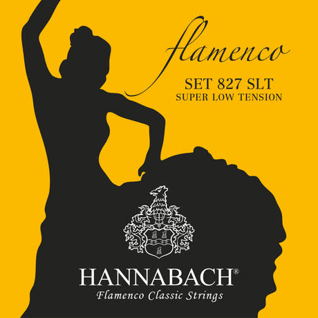 Hannabach Saiten für klassische Gitarre Serie 827 Super Low Tension Flamenco - Set super-low (827SLT)