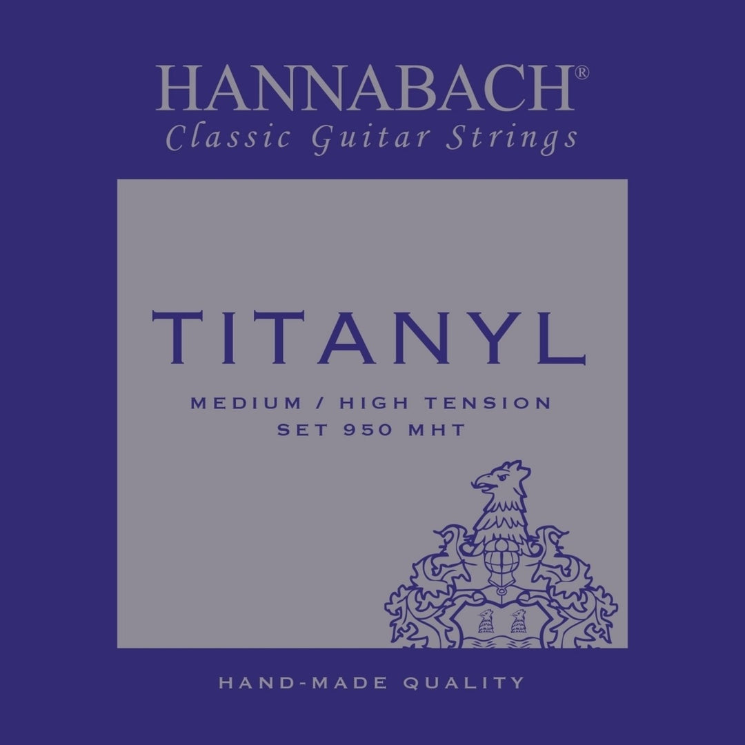 Hannabach Saiten für klassische Gitarren Serie 950 Medium/High Tension Titanyl - Set medium-high (950MHT)