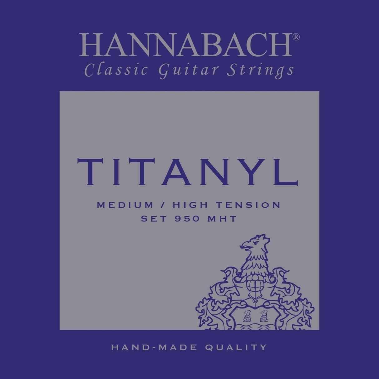Hannabach Saiten für klassische Gitarren Serie 950 Medium/High Tension Titanyl - Set medium-high (950MHT)