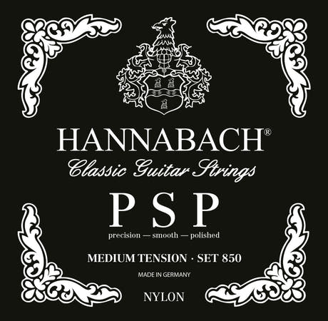 Hannabach Saiten für klassische Gitarren Serie 850 Medium Spannung PSP - 3er Bass medium (8507MT)