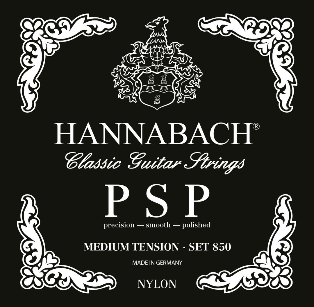 Hannabach Saiten für klassische Gitarren Serie 850 Medium Spannung PSP - 3er Bass medium (8507MT)