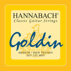 Hannabach Saiten für klassische Gitarre Serie 725 Medium/High Tension Goldin - Set medium-high (725MHT)