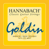 Hannabach Saiten für klassische Gitarre Serie 725 Medium/High Tension Goldin - Set medium-high (725MHT)