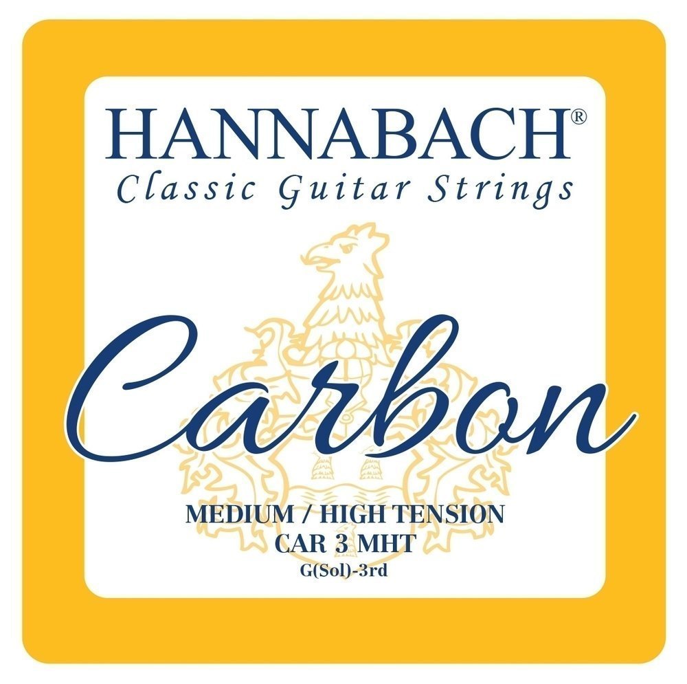 Hannabach CAR Carbon G3 Diskantsaite für klassische Gitarre, MHT