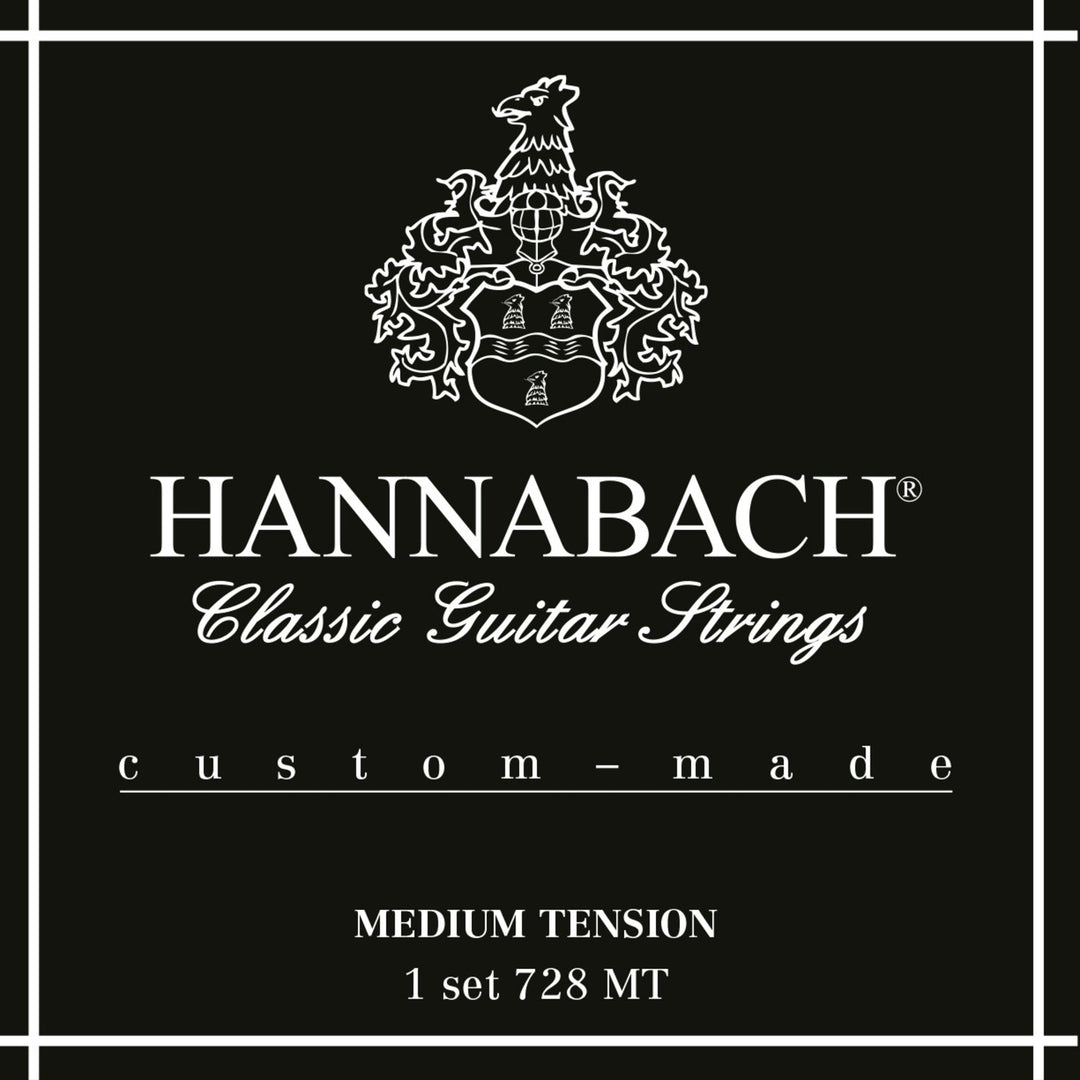 Hannabach Saiten für klassische Gitarren Serie 728 Medium Tension Custom Made - Set medium tension (728MT)