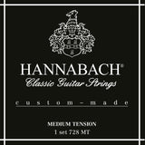Hannabach Saiten für klassische Gitarren Serie 728 Medium Tension Custom Made - Set medium tension (728MT)