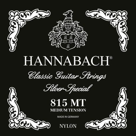 Hannabach Saiten für klassische Gitarren Serie 815 Medium tension Silver special - Set medium (815MT)