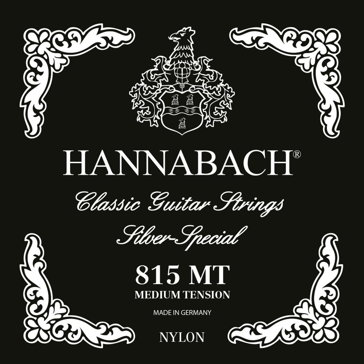 Hannabach Saiten für klassische Gitarren Serie 815 Medium tension Silver special - Set medium (815MT)