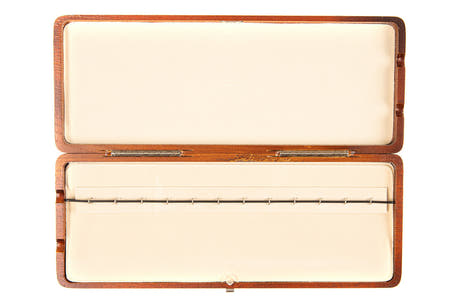 GEWA Reed case Klarinette 12 Blätter - rot-braun lackiert