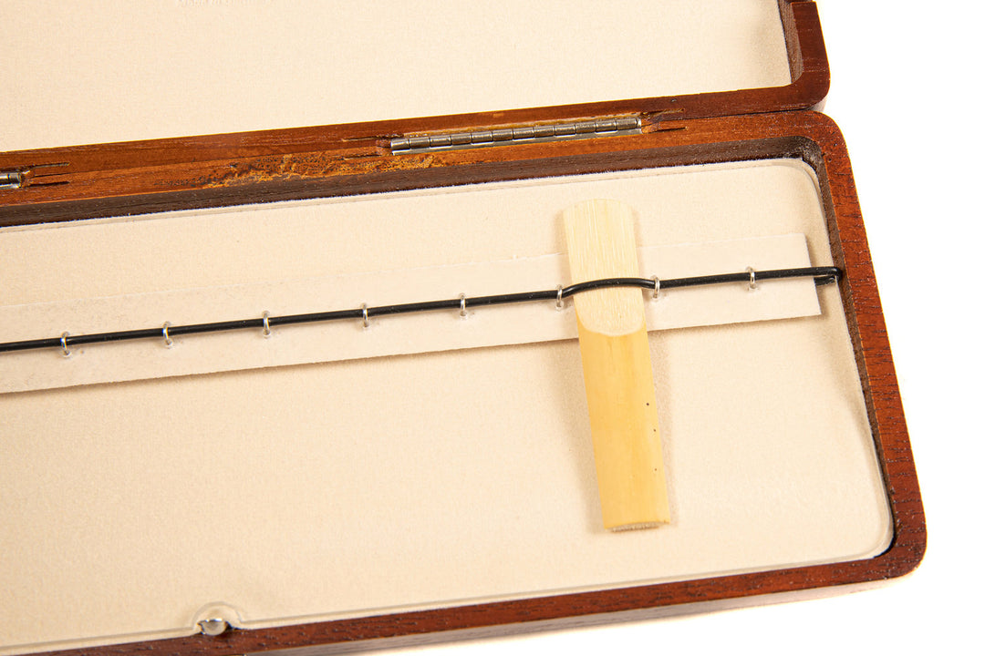 GEWA Reed case Klarinette 12 Blätter - rot-braun lackiert