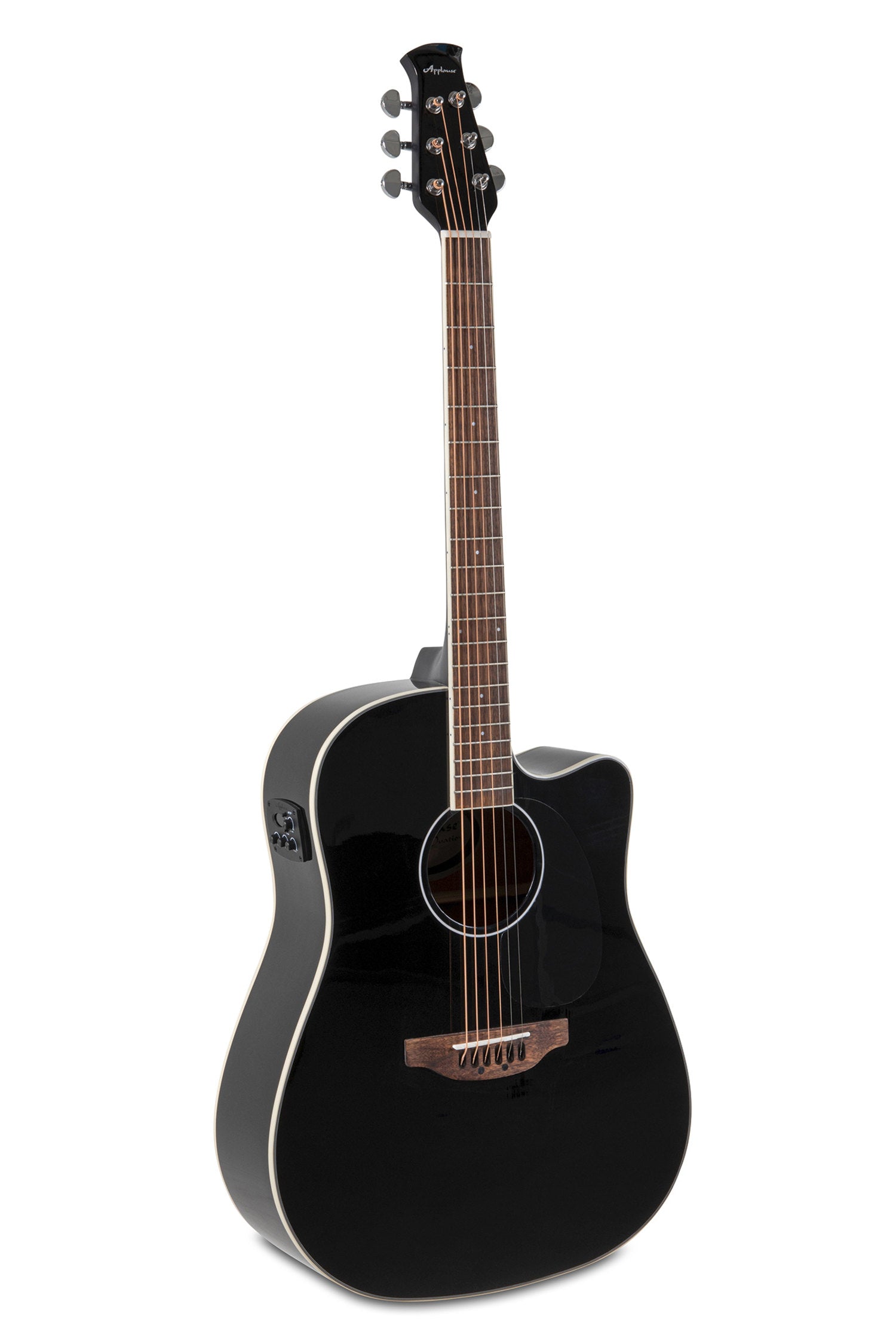 Applause E-Akustik Gitarren Wood Classics AED96-5HG Black Gloss Electro - Black hochglanz (AED96-5HG)