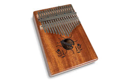 GEWA kalimba mit 17 Zungen aus Mahagoni, Beetle