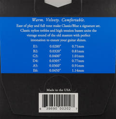 Augustine Saiten für klassische Gitarren Classic Label - Set Classic Blue (normal/high)