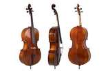 GEWA Cello Allegro Antique - 1/4 (Set up with Wittner fine tuning tailpiece incl. bag, carbon bow, Larsen Aurora strings)