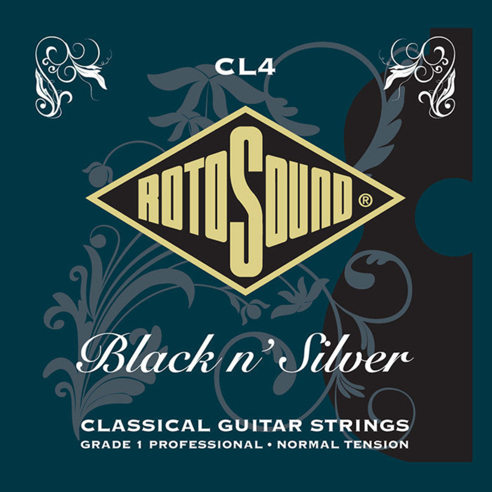 Rotosound Superia Pro CL4 Black n´Silver Satz für klassische gitarren