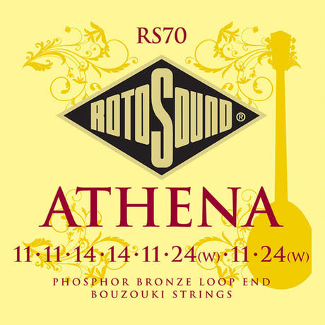 Rotosound RS70 Athena Saitensatz für griechische Bouzouki