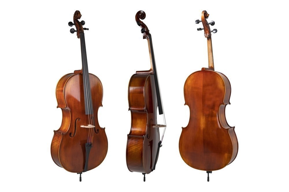GEWA Allegro cello 1/4, eingerichtet, Wittner-Wirbel, Massaranduba-Bogen, Tasche